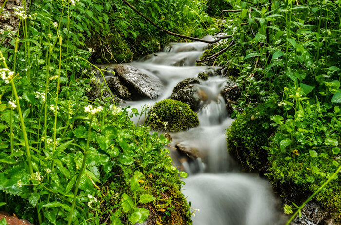 spring waterfall